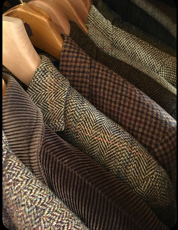 Мужские пиджаки твид