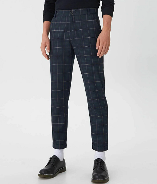 Мужские брюки каррот