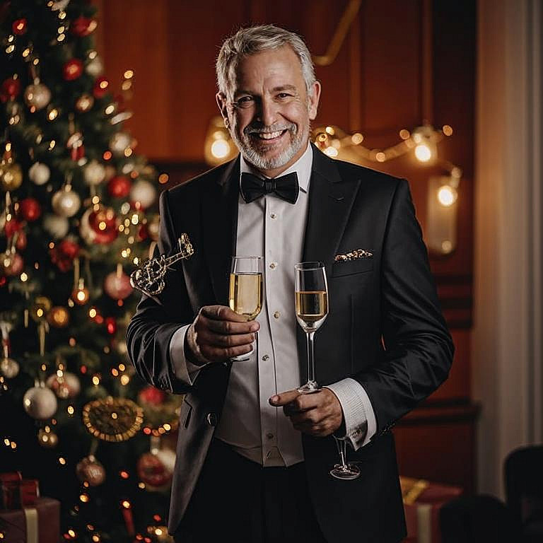 Мужской новогодний костюм