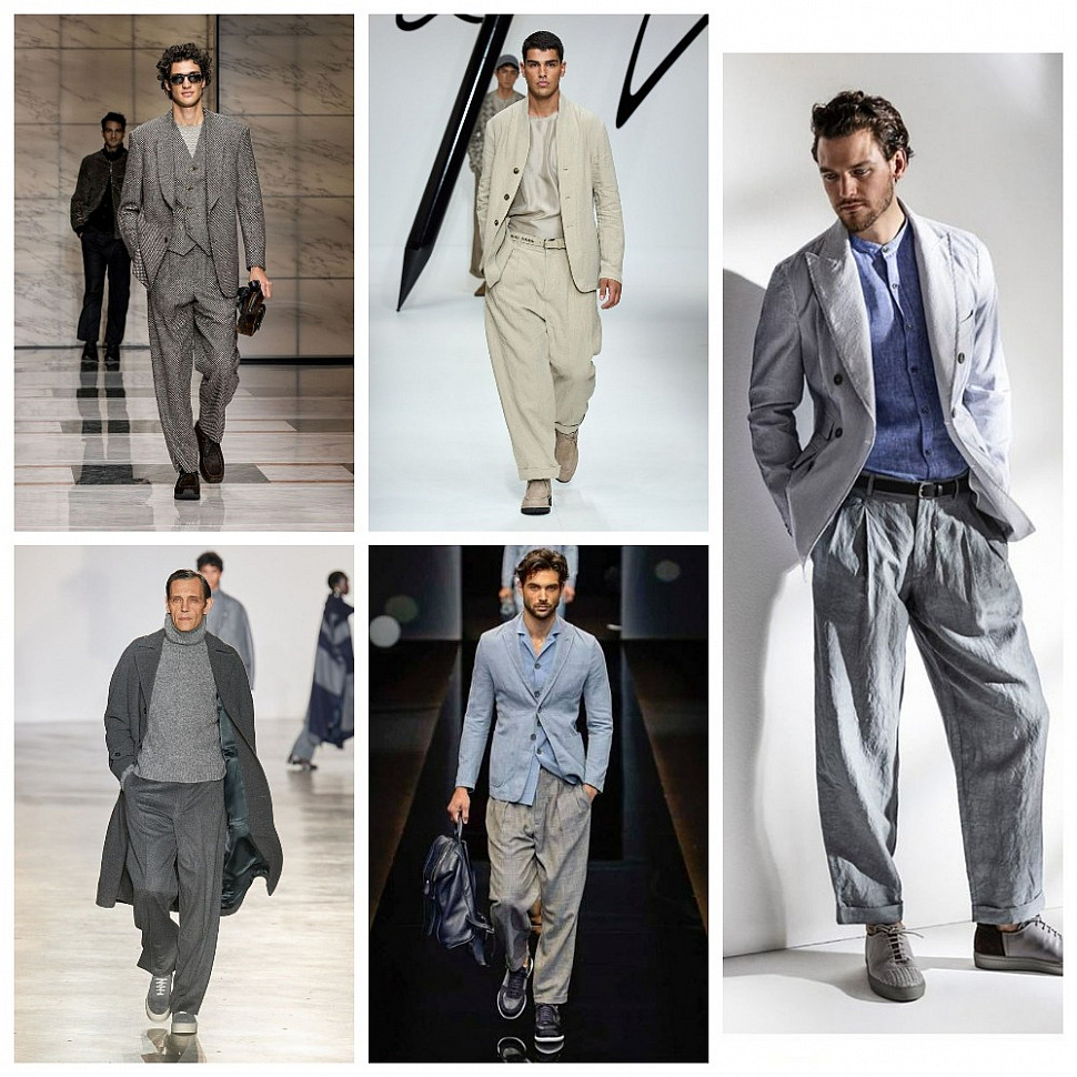 Мужские кросовки в сочетании с классическим костюмом