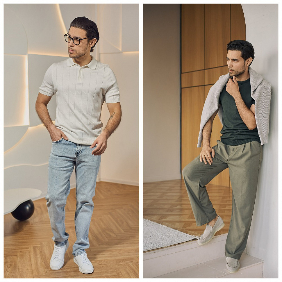 Мужские брюки на лето