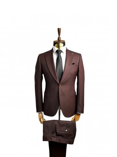 Костюм MAZALTOVMAN 2-ка Premium Рыжий фактурный кежуал