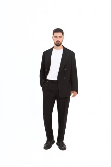 Костюм RBR 2-ка Двубортный Черный