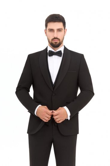 Смокинг MAZALTOVMAN Premium 3-ка Черный