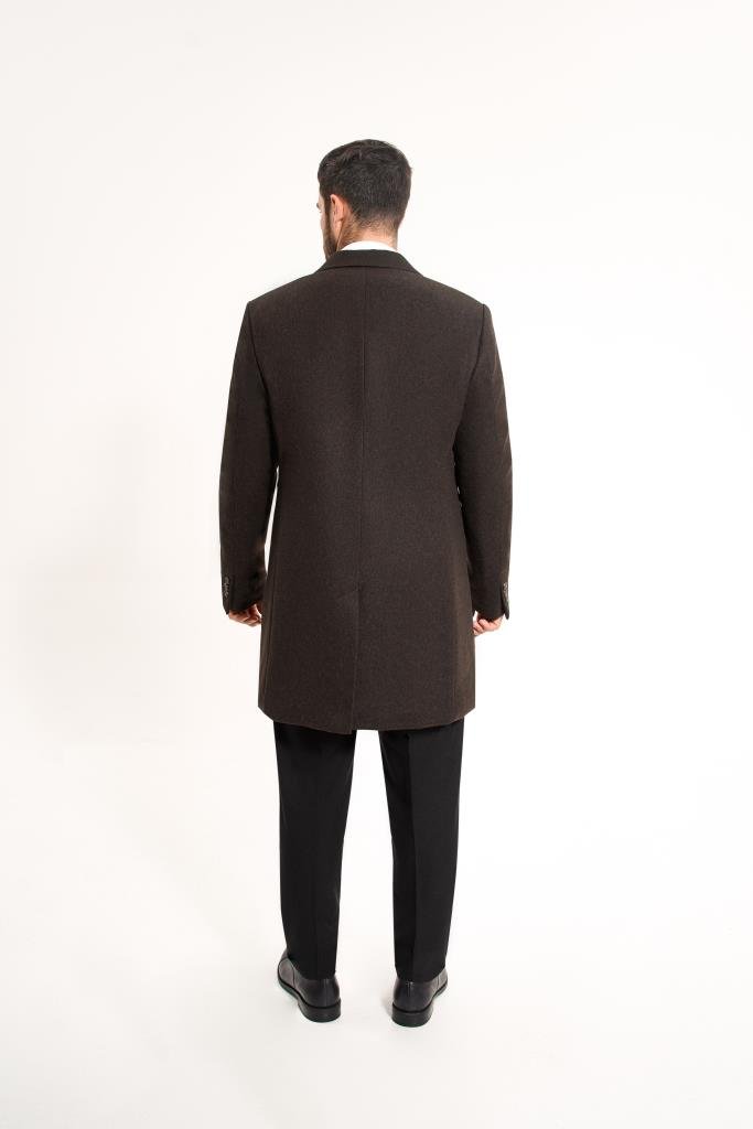 Пальто MAZALTOVMAN премиум Темно-коричневое