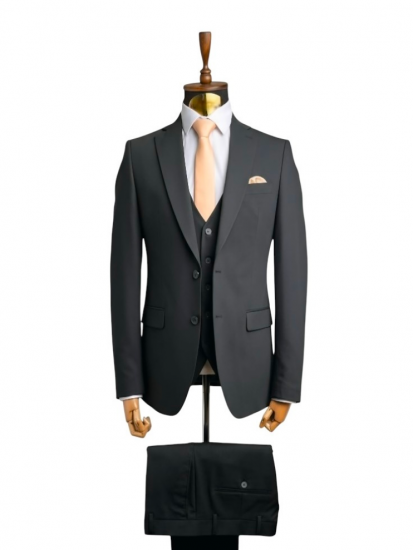 Костюм MAZALTOVMAN 3-ка Premium Черный фактурный