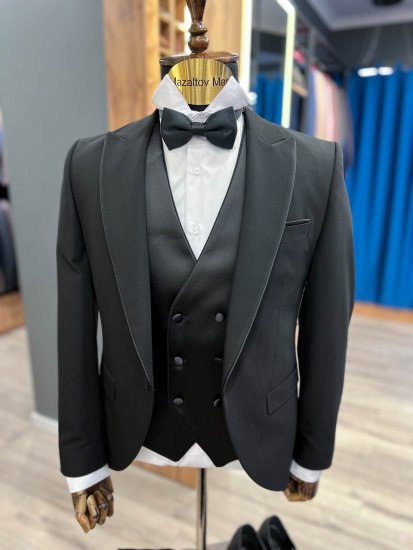 Смокинг MAZALTOVMAN 3-ка Premium Черный