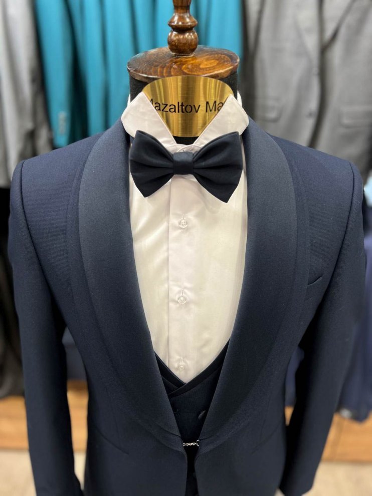 Смокинг MAZALTOVMAN 3-ка Premium Синий