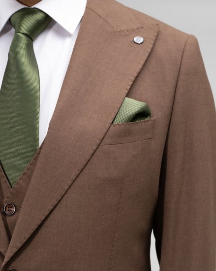 Костюм-тройка MAZALTOVMAN коричневый