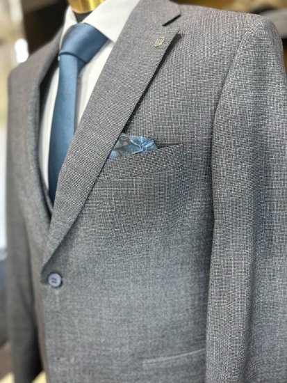 Костюм MAZALTOVMAN 3-ка Premium Серый фактурный
