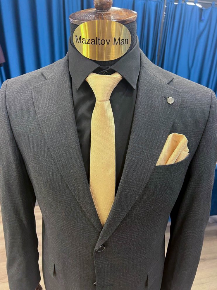 Костюм MAZALTOVMAN 2-ка Premium Серый в клетку