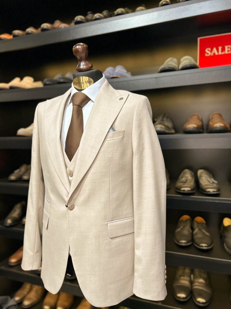 Костюм MAZALTOVMAN 3-ка Premium Бежевый