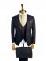 Костюм MAZALTOVMAN (тройка), премиум, синий, в полоску