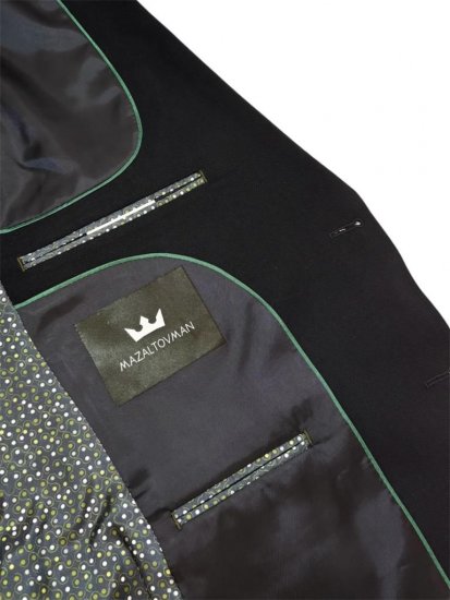 Костюм MAZALTOVMAN 3-ка Синий фактурный Премиум линейка