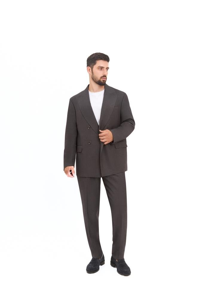 Костюм RBR 2-ка Двубортный Коричневый