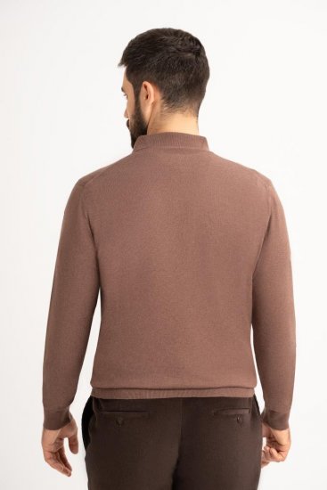 Поло HLF Коричневое с замком