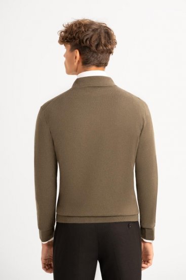 Поло HLF Хаки с пуговицами