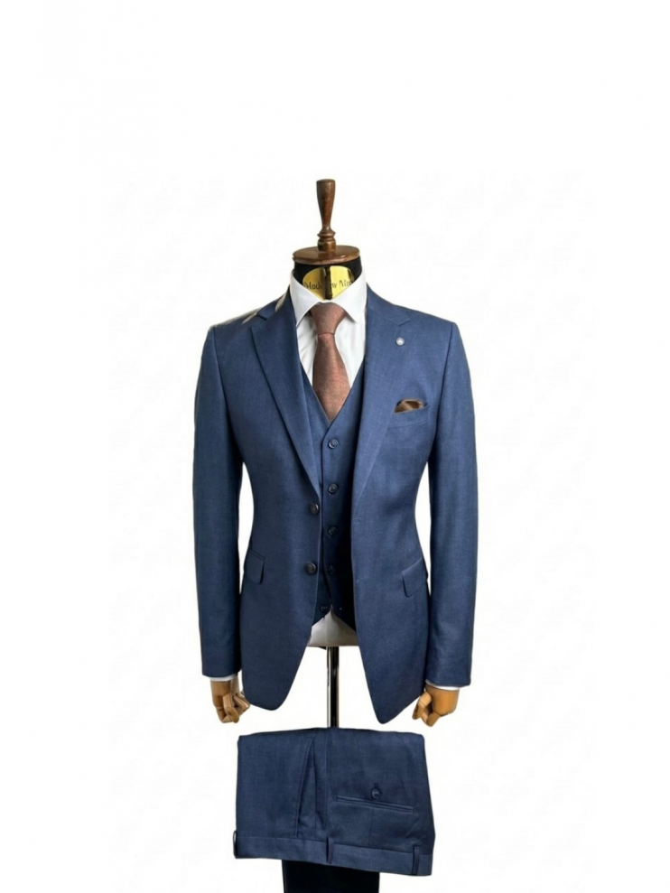 Костюм MAZALTOVMAN 3-ка Синий фактурный