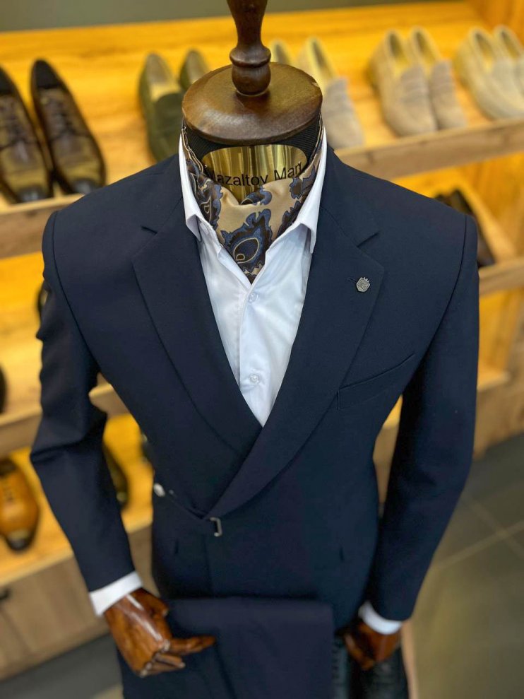 Костюм FCP 2-ка Синий фактурный кэжуал