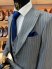 Костюм MAZALTOVMAN 3-ка Premium Серый в полоску