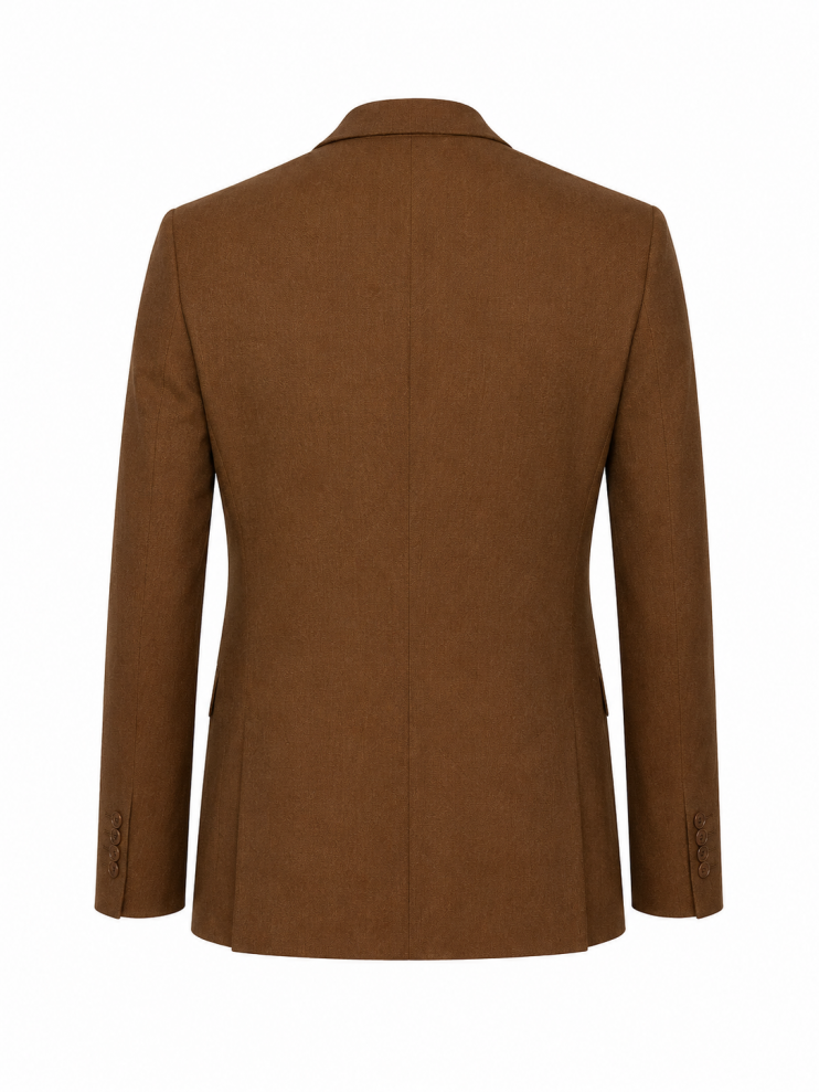 Пиджак MAZALTOVMAN Коричневый премиум линейка из льна
